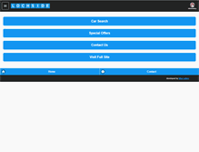 Tablet Screenshot of lochsidegarages.com